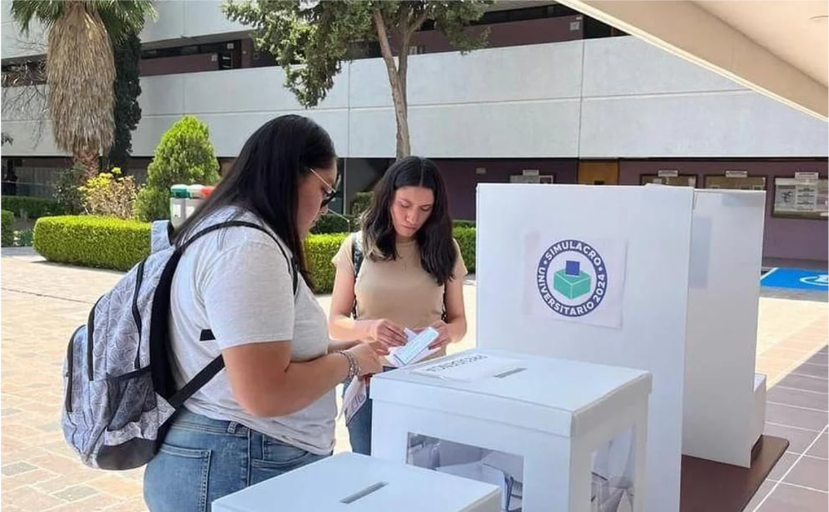 Simulacro electoral universitario 2024 impulsa la participación rumbo a las elecciones